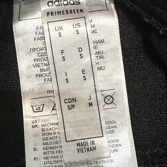 Adidas Pants Mens Small Black Camo Joggers Performance Tricot 3 Stripe Casual - Picture 10 of 12